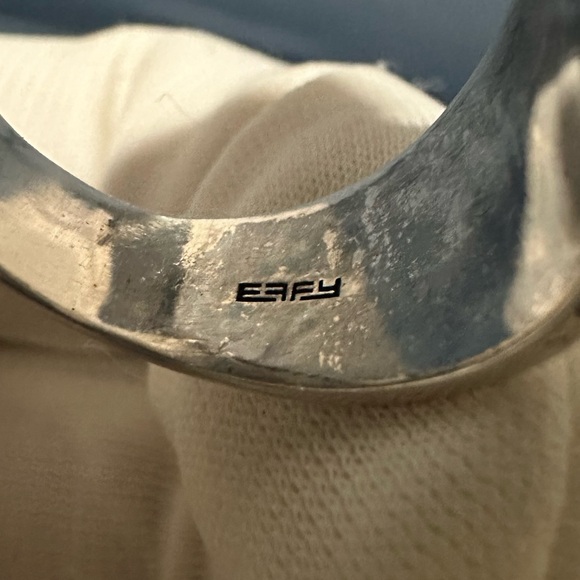 925& 14k wide band ring brand EFFY - Picture 5 of 7